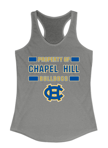 Chapel Hill Bulldogs Property Of Women's Tank Top