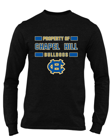 Chapel Hill Bulldogs Property Of Men's LS T-Shirt