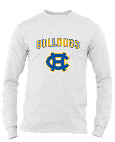 Chapel Hill Bulldogs Mascot #6 Men's LS T-Shirt