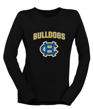 Chapel Hill Bulldogs Mascot #6 Women's Premium LS T-Shirt