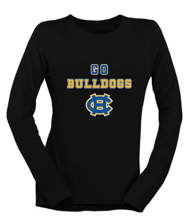 Chapel Hill Bulldogs Go Team Women's LS T-Shirt