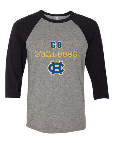 Chapel Hill Bulldogs Go Team Women's Baseball T-Shirt