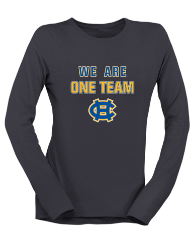 Chapel Hill Bulldogs We Are One Team Women's LS T-Shirt