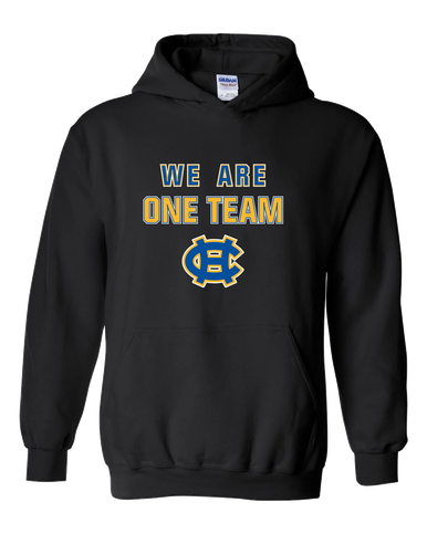 Chapel Hill Bulldogs We Are One Team Men's Hoodie