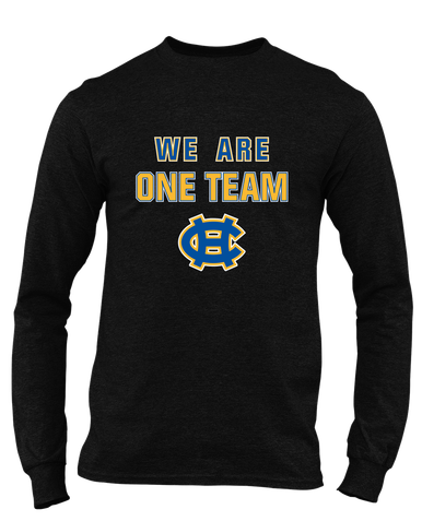 Chapel Hill Bulldogs We Are One Team Men's LS T-Shirt