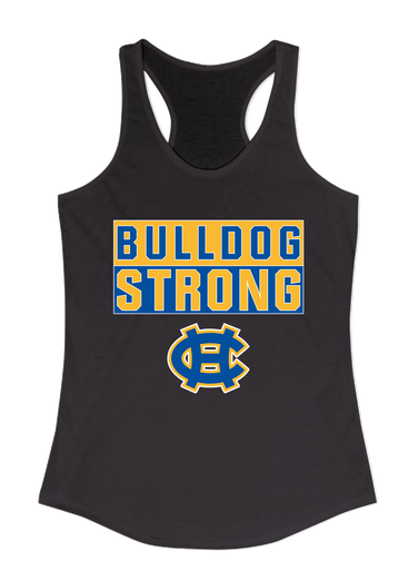 Chapel Hill Bulldogs Strong #1 Women's Tank Top