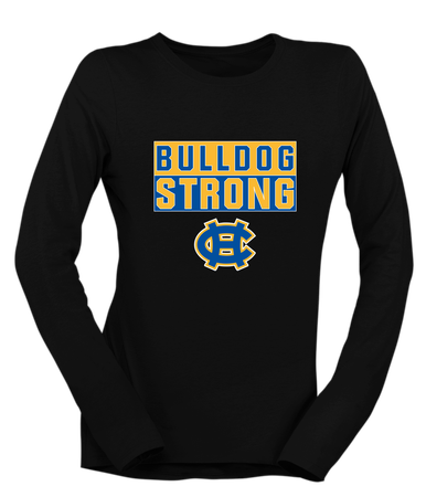 Chapel Hill Bulldogs Strong #1 Women's Premium LS T-Shirt