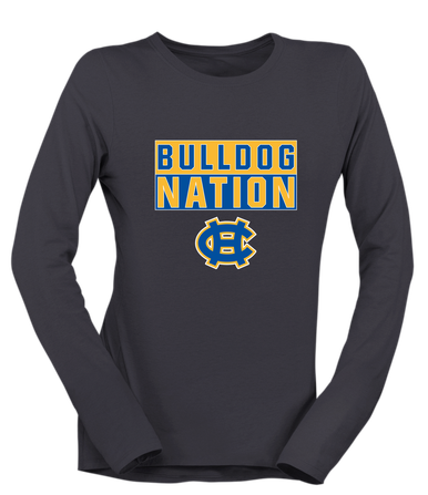 Chapel Hill Bulldogs Nation #1 Women's Premium LS T-Shirt
