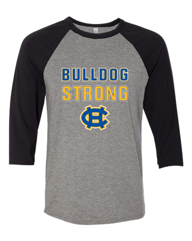 Chapel Hill Bulldogs Strong #2 Women's Baseball T-Shirt