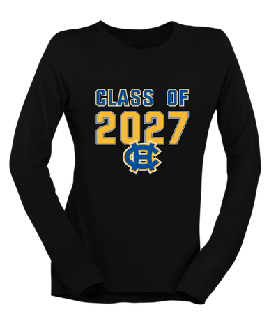 Chapel Hill Bulldogs Class of 2027 Women's Premium LS T-Shirt