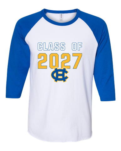 Chapel Hill Bulldogs Class of 2027 Men's Baseball T-Shirt