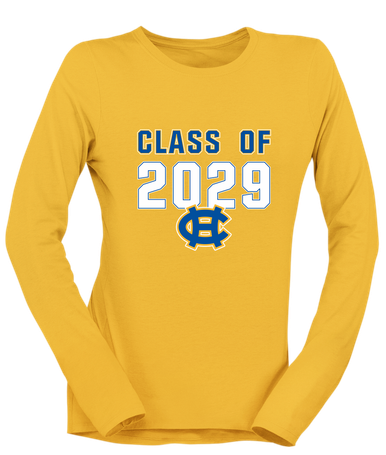 Chapel Hill Bulldogs Class of 2029 Women's LS T-Shirt