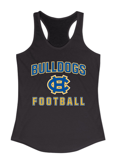 Chapel Hill Bulldogs Football #1 Women's Tank Top
