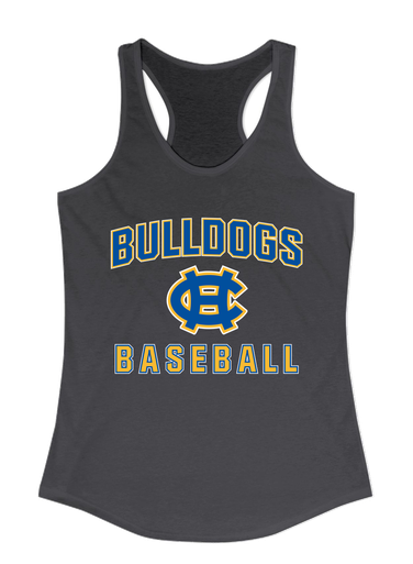 Chapel Hill Bulldogs Baseball #1 Women's Tank Top