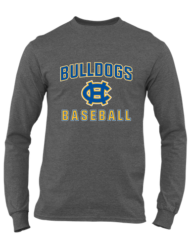 Chapel Hill Bulldogs Baseball #1 Men's LS T-Shirt