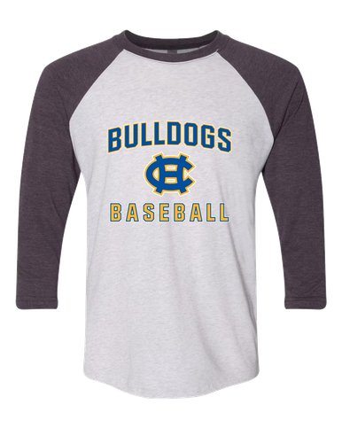 Chapel Hill Bulldogs Baseball #1 Women's Baseball T-Shirt