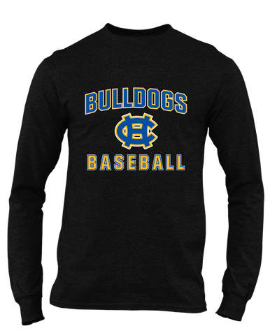 Chapel Hill Bulldogs Baseball #1 Men's Premium LS T-Shirt