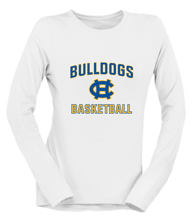 Chapel Hill Bulldogs Basketball #1 Women's Premium LS T-Shirt
