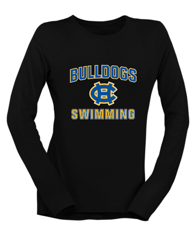 Chapel Hill Bulldogs Swimming Women's Premium LS T-Shirt