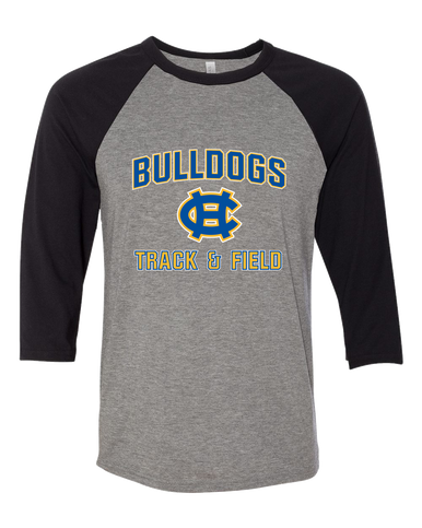Chapel Hill Bulldogs Track & Field Women's Baseball T-Shirt