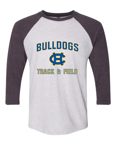 Chapel Hill Bulldogs Track & Field Men's Baseball T-Shirt
