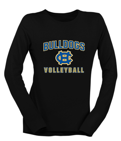 Chapel Hill Bulldogs Volleyball Women's Premium LS T-Shirt