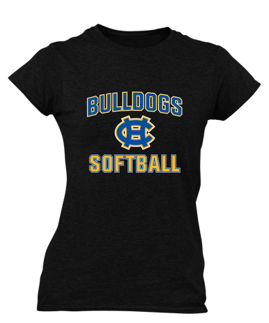 Chapel Hill Bulldogs Softball #1 Women's Premium SS T-Shirt