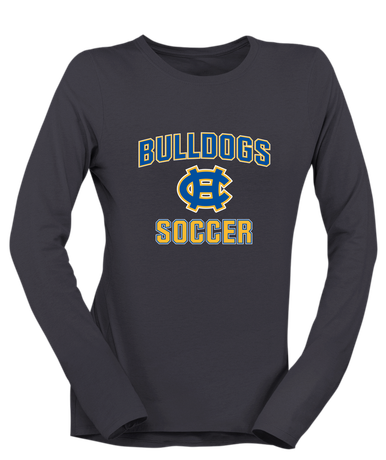 Chapel Hill Bulldogs Soccer #1 Women's LS T-Shirt