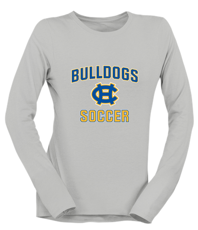 Chapel Hill Bulldogs Soccer #1 Women's Premium LS T-Shirt