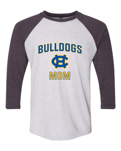 Chapel Hill Bulldogs Mom Women's Baseball T-Shirt