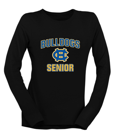 Chapel Hill Bulldogs Senior #1 Women's LS T-Shirt