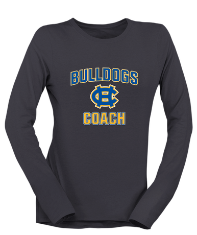 Chapel Hill Bulldogs Coach Women's LS T-Shirt
