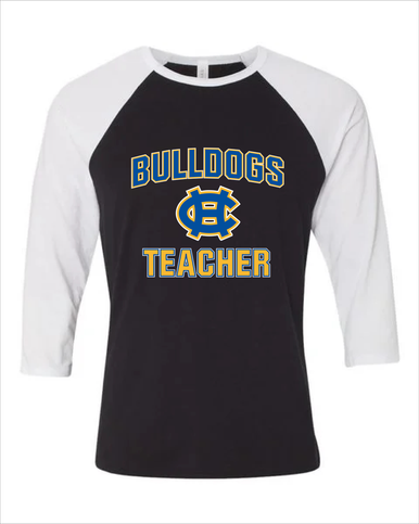 Chapel Hill Bulldogs Teacher Men's Baseball T-Shirt