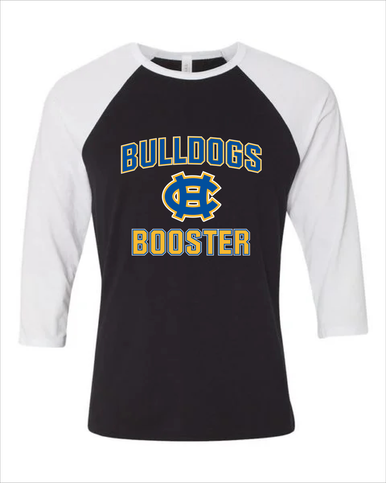 Chapel Hill Bulldogs Booster Women's Baseball T-Shirt