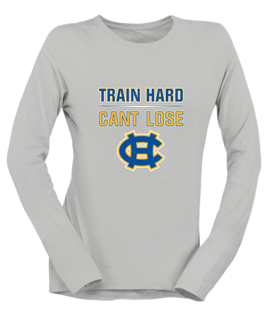 Chapel Hill Bulldogs Train Hard, Can't Lose Women's Premium LS T-Shirt