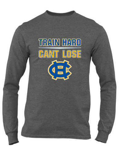 Chapel Hill Bulldogs Train Hard, Can't Lose Men's LS T-Shirt