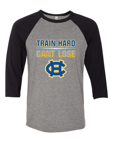 Chapel Hill Bulldogs Train Hard, Can't Lose Women's Baseball T-Shirt