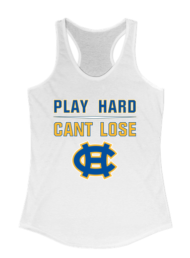 Chapel Hill Bulldogs Play Hard, Can't Lose Women's Tank Top