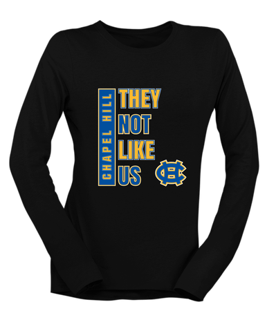 Chapel Hill Bulldogs They Not Like Us #1 Women's Premium LS T-Shirt