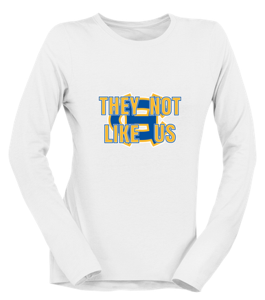Chapel Hill Bulldogs They Not Like Us #2 Women's LS T-Shirt