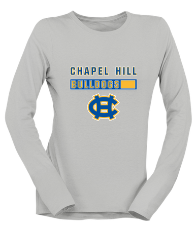 Chapel Hill Bulldogs Mascot #7 Women's Premium LS T-Shirt