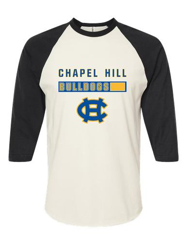 Chapel Hill Bulldogs Mascot #7 Men's Baseball T-Shirt