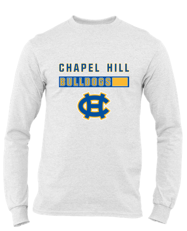 Chapel Hill Bulldogs Mascot #7 Men's Premium LS T-Shirt