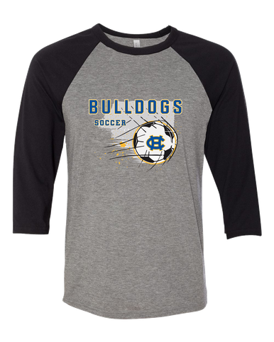 Chapel Hill Bulldogs Soccer #2 Men's Baseball T-Shirt