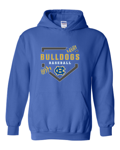 Chapel Hill Bulldogs Baseball #2 Men's Hoodie