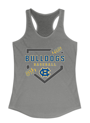 Chapel Hill Bulldogs Baseball #2 Women's Tank Top