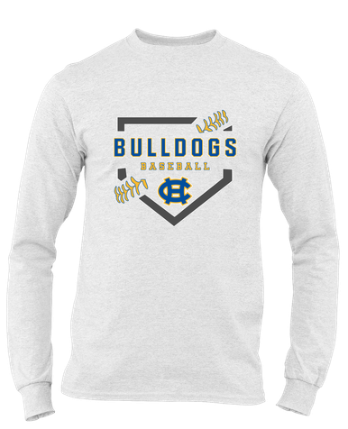 Chapel Hill Bulldogs Baseball #2 Men's Premium LS T-Shirt