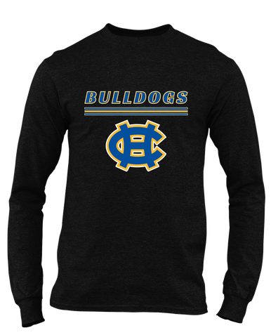 Chapel Hill Bulldogs Mascot #8 Men's Premium LS T-Shirt