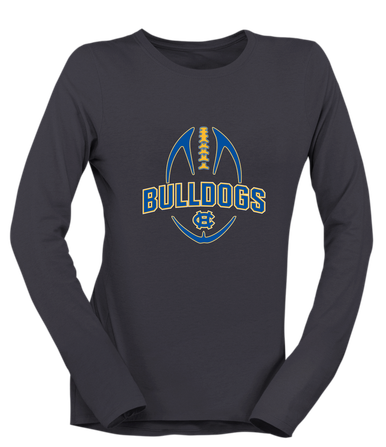 Chapel Hill Bulldogs Football #5 Women's Premium LS T-Shirt
