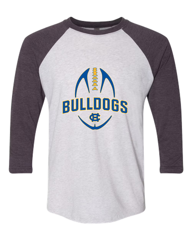 Chapel Hill Bulldogs Football #5 Women's Baseball T-Shirt